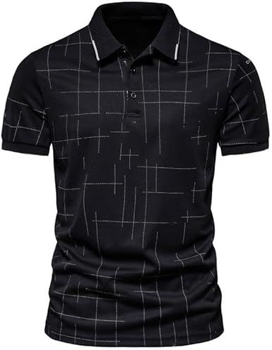 Fashion Breathable Versatile Short-Sleeved Casual Lapel Sweat Wicking Shirt Thin Sports T-Shirt