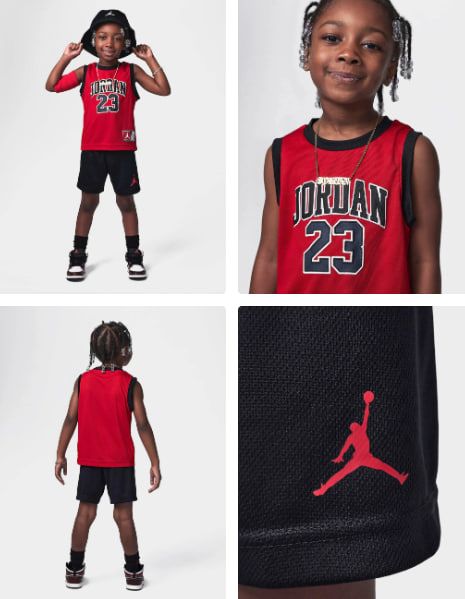 Jordan ชุดเซ็ตเด็กวัยหัดเดิน 23 Jersey