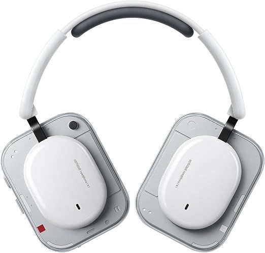 Nothing Headphone (a) 2026 New, Adaptive Active Noise Cancelling Headphones, Wireless Over Ear Bluetooth 5.4 ANC Headset with LDAC Hi-Res, 5 HD Mics Ultra Bass via APP, 135 Hours Playtime, White