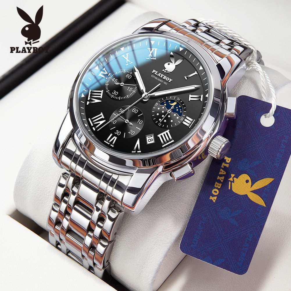 CASIO นาฬิกาข้อมือ CASIO รุ่น MTP-1374D-1AVDF วัสดุสเตนเลสสตีล สีดำ