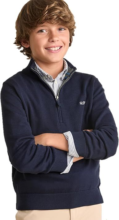Vineyard Vines Boys' Boathouse Quarter-Zip