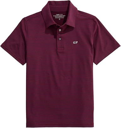 Vineyard Vines Boys Bradley Stripe Sankaty Polo (Toddler/Little Kid/Big Kid)
