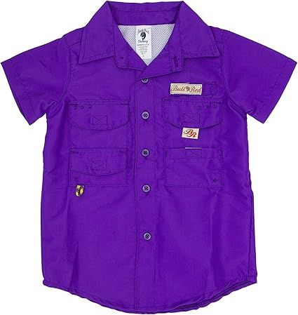 Bull Red PFG Vented Fishing Shirt Button Up