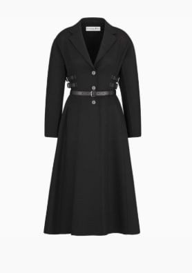 Dior Coats Women's Black