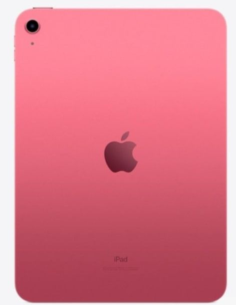  iPad (รุ่นที่ 10) สีชมพู (Pink) ซึ่งเปิดตัวในปี 2022 
