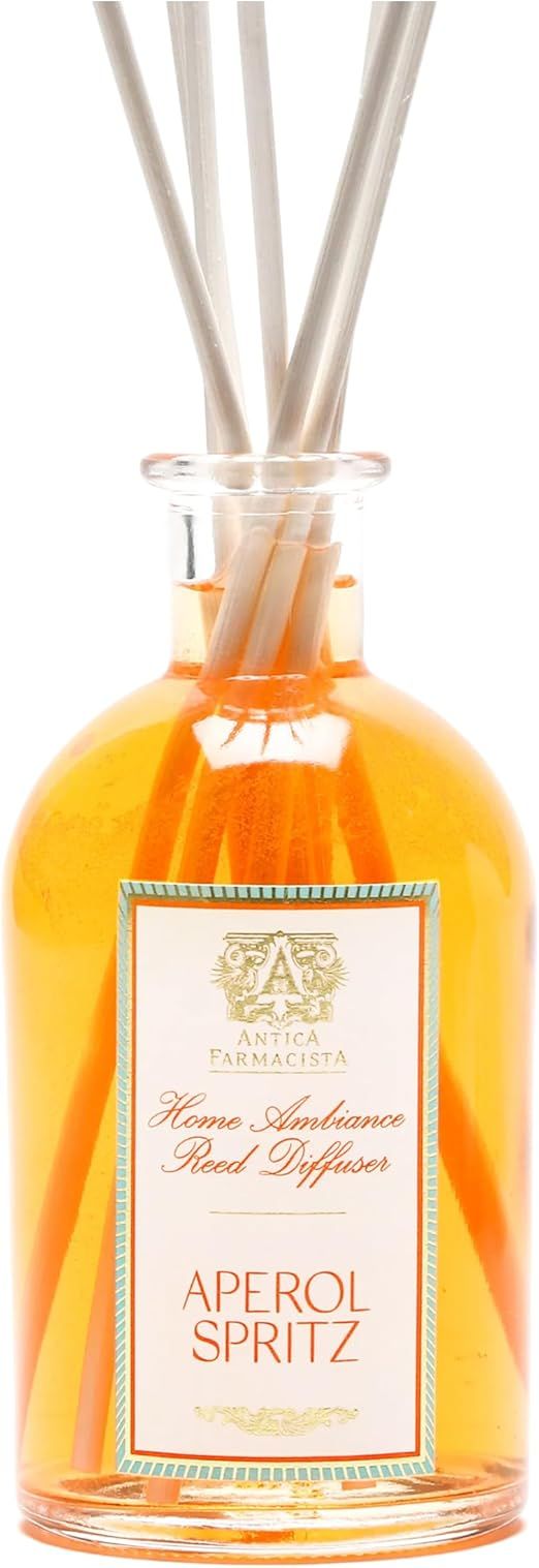 Antica Farmacista Home Ambiance Diffuser - Long-Lasting Reed Scent Diffuser - Luxury Room Freshener Gift - Aperol Spritz, 8.45 fl oz