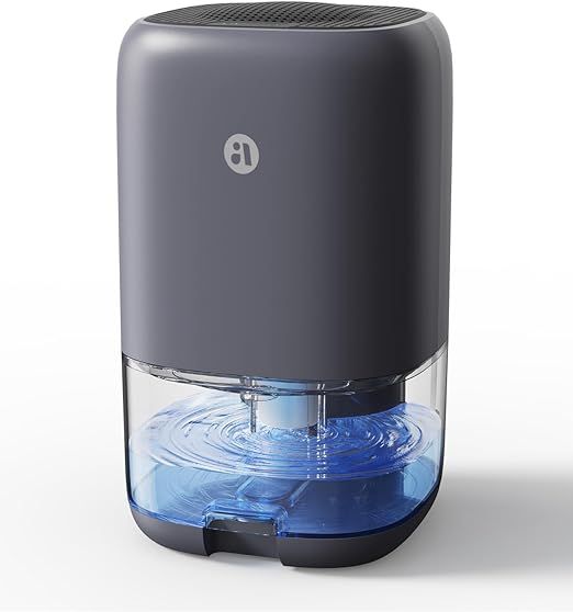 Dehumidifier, 35 OZ Small Dehumidifiers for Bedroom for Home, Quiet with Auto Shut Off, Dehumidifiers for Bedroom (280 sq. ft), Bathroom, RV, Closet, Grey