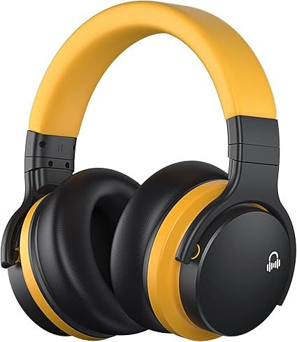 Million Sold Classic E7 Active Noise Cancelling Headphones with Upgraded HD Sound, Wireless Bluetooth Headphones Over The Ear Unequaled Comfort, Vivid Deep Bass, for Home Office Travel Birthday Gift