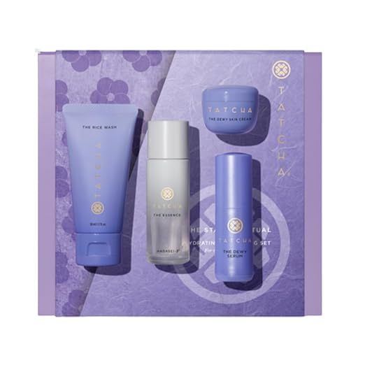 Tatcha The Starter Ritual Set - Ultra Hydrating for Dry Skin | 2 Week Introductory Set | $102 Value