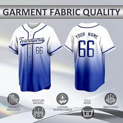 Custom Baseball Jersey Personalized Team Uniforms for Men Women Boys and Girls Add Your Name Number or Logo