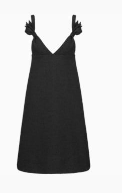 Dior Sleeveless Dress Women's Black