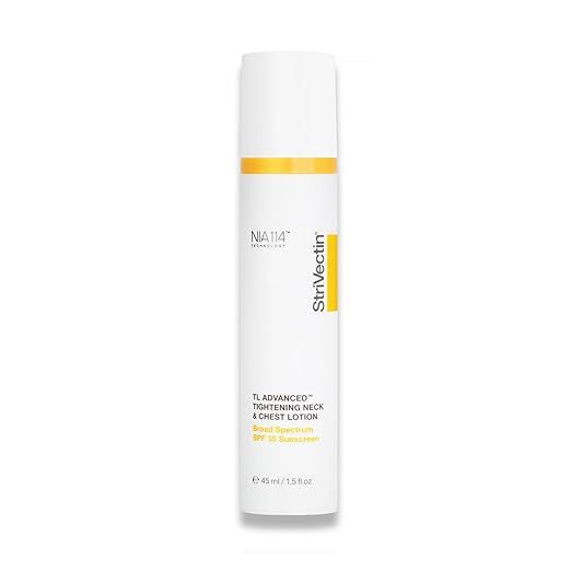 StriVectin Tighten and Lift Advanced Neck Cream PLUS with Alpha-3 Peptides for Neck and Décolleté, Smoothing Look of Wrinkles and Fine Lines, Improves Crepey Skin and Vertical Lines