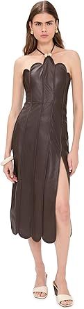 Azulu Women's Leonor Faux Leather Dress