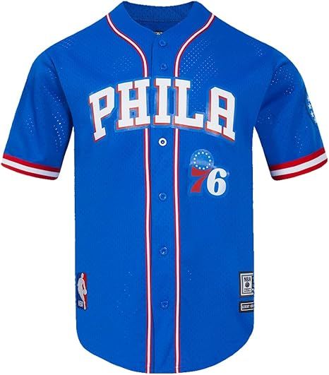 Mens NBA Mesh Button Down Top