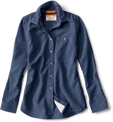 Orvis Women's Long-Sleeved Tech Chambray Work Shirt
