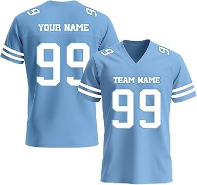 Custom Football Jersey, Personalized Name Number Team Practice Jerseys Football Game Shirt for Men Youth Women Youth