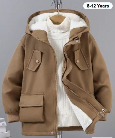 Casual hooded windbreaker jacket.