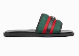 Men's slide sandal with Interlocking G