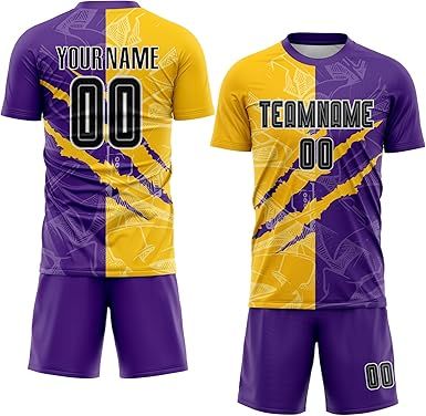 Custom Soccer Practice Jerseys Team Uniform for Men Women Youth, Personalized Sports T-Shirts and Shorts Printed
