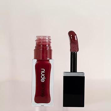 nude envie - Lip Gloss - High-Shine Finish - Moisturizing & Easy Application - Luxury Hydration - Non-Sticky Formula - With Vitamin E & Glycine Soja Oil - Vegan, Paraben-Free & Cruelty-Free - Sultry