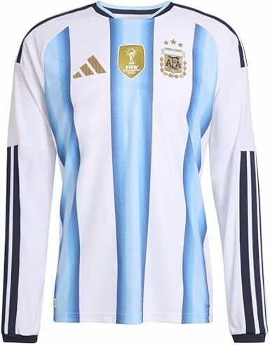 adidas Men's Argentina 26 Home Authentic Long Sleeve