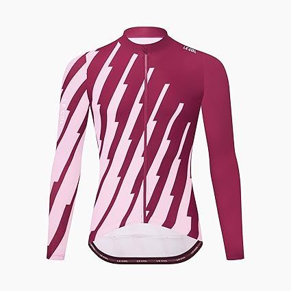 LE COL Men’s Pro Long Sleeve Jersey | Breathable Cycling Shirt | Rear Pockets, Force Lycra Construction, Zip Closure