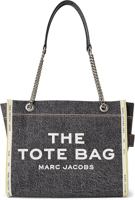 Marc Jacobs womens The Denim Chain Medium Tote Bag